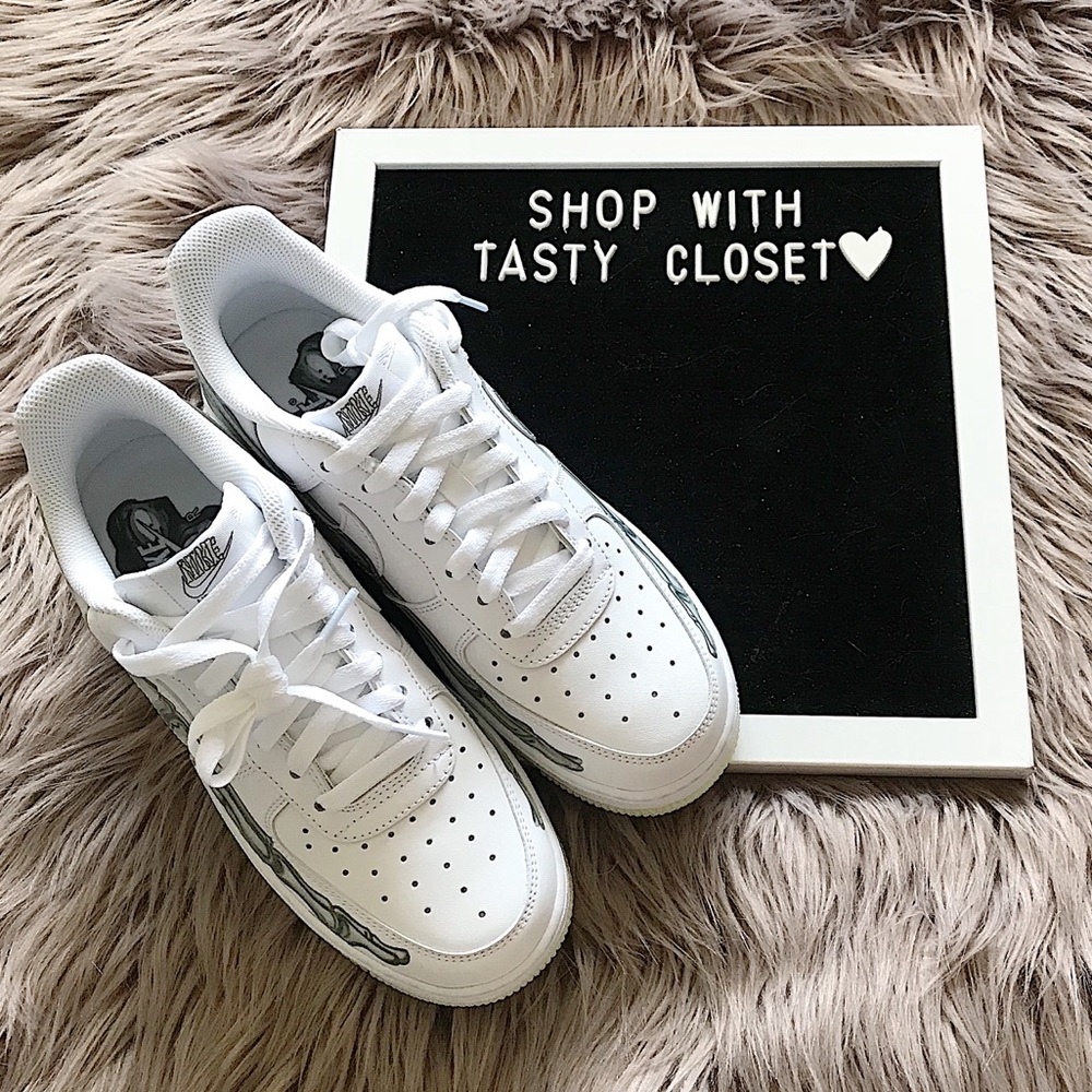 Nike air force1 glow skeletal force sneakers - Picture 7 of 8